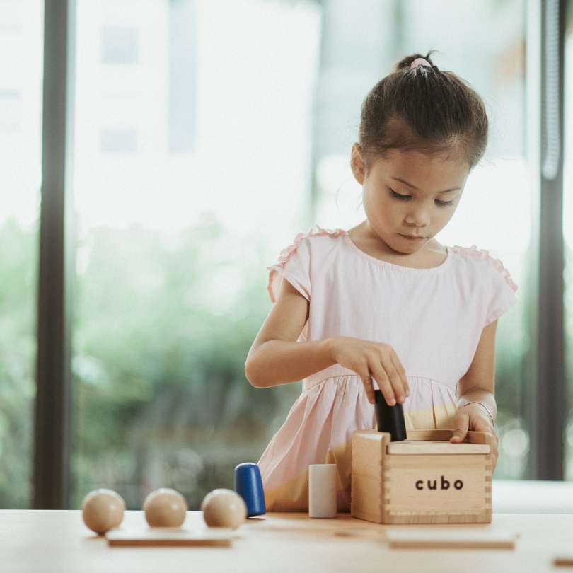 Cubo Montessori Box Modular Toys that Grow with Your Child's Learning Needs
